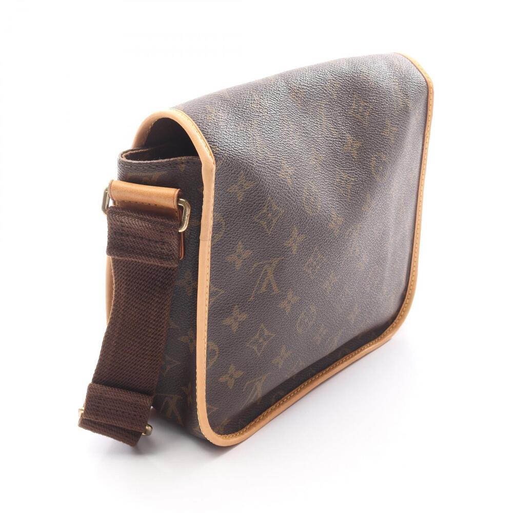 Louis Vuitton Monogram Brown Canvas Messenger Bag Bosphore Leather Shoulder